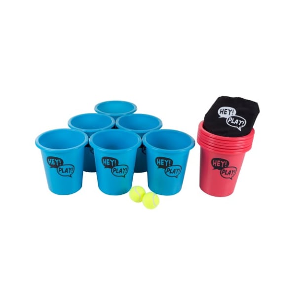 Toy Time Large Beer Pong Outdoor Game Set for Kids and Adults with 12 Buckets, 2 Balls, Tote Bag by Toy Time 501892ETM - main